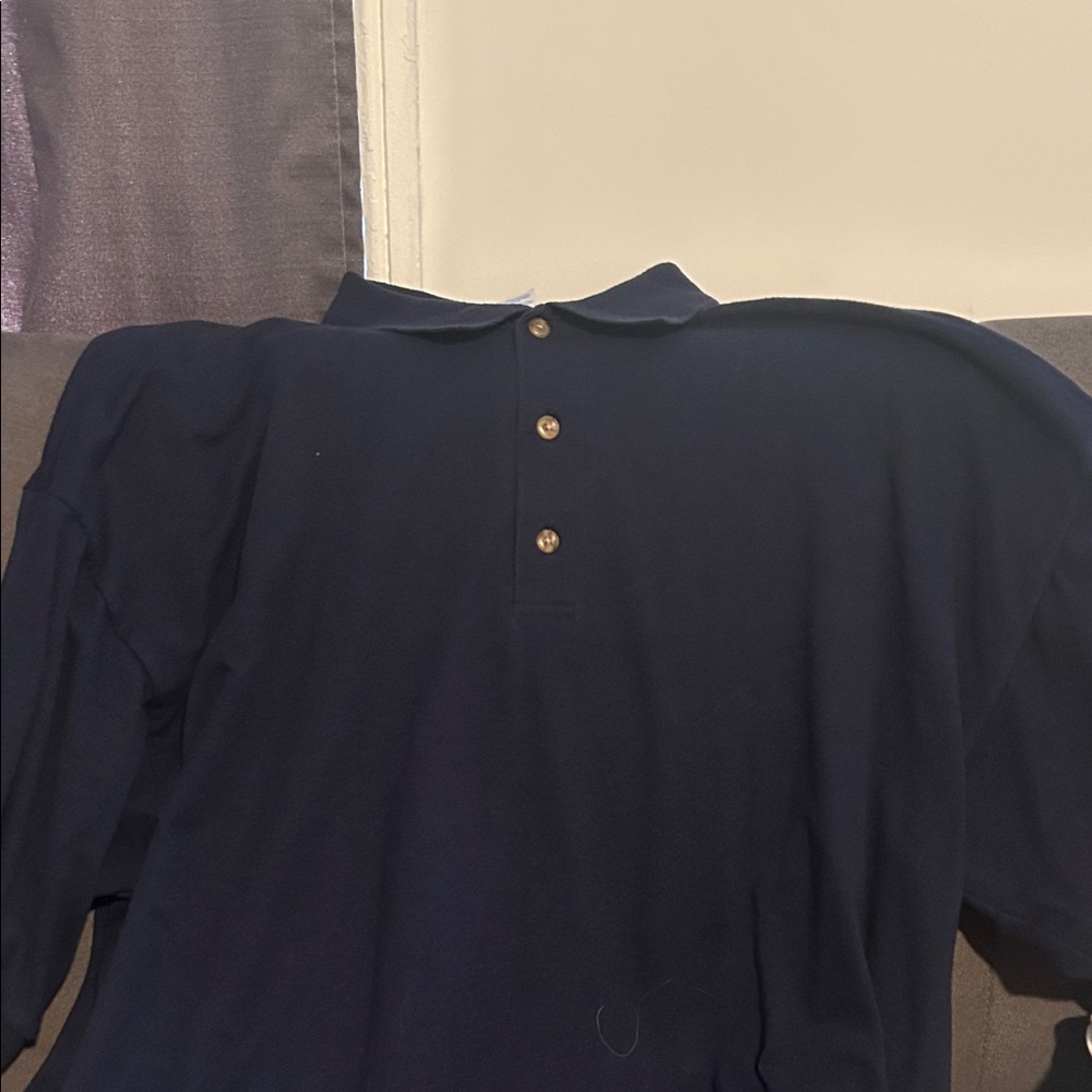 Gildan Men's Dark Navy Short-Sleeve Polo